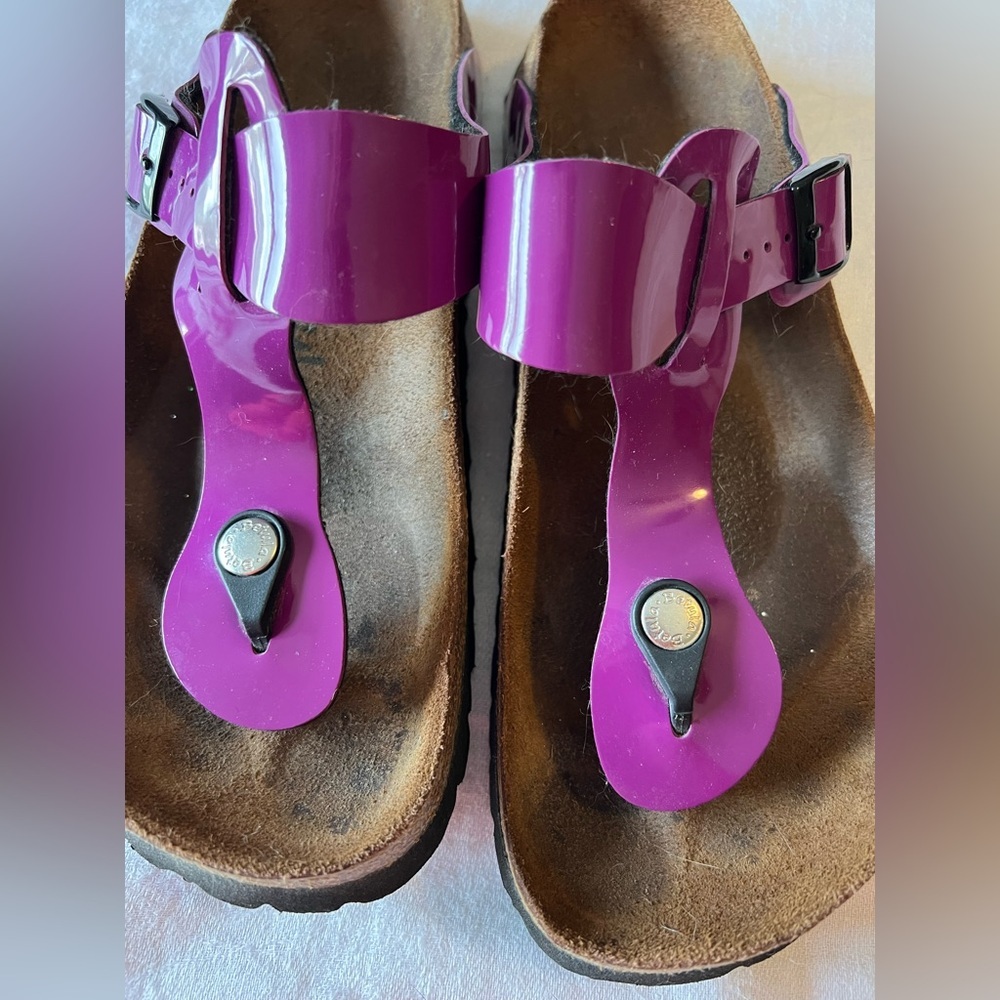 Birkenstock Betula Gizeh Birks-flor Woman’s 39/8. Thong sandals. Festival - Picture 7 of 7